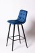 Стул барный Grif ткань синий 
