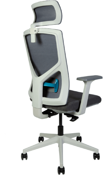 Кресло офисное Денвер серая сетка