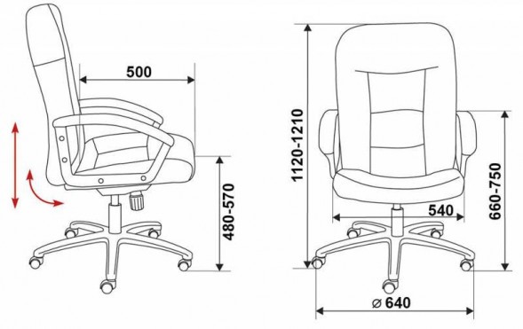 Кресло руководителя Бюрократ T-9908AXSN-AB