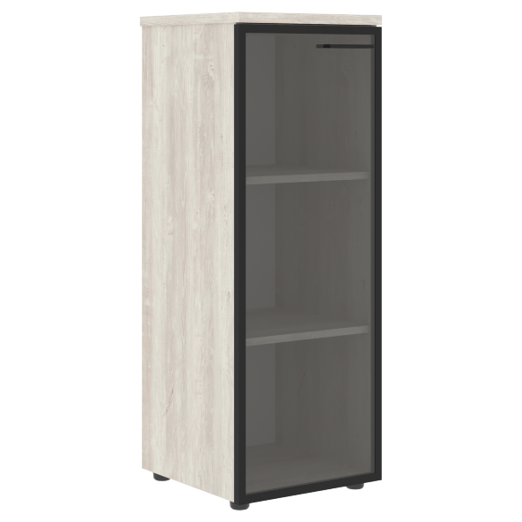 Шкаф колонка с стеклянной дверью в раме (L) и топом XMC 42.7.1(L) 432х432х119