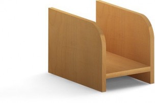 Подставка под компьютер CБ-1 Беларусь Клен 308х500х173