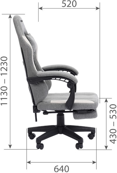 Игровое кресло CHAIRMAN GAME CH26